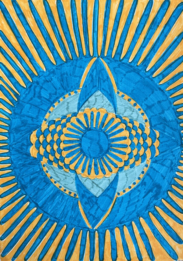 Mandala in kleur 1