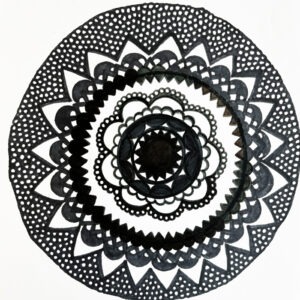 Mandala in zwart-wit 3, Ainoa Bezems
