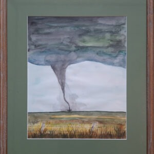 Texas Tornado, 50x57cm, aquarel op papier, Donna Brown